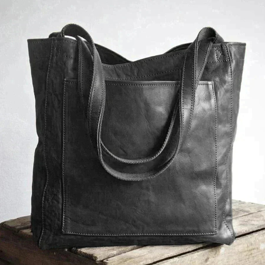 Sienna | Classic Leather Tote Bag