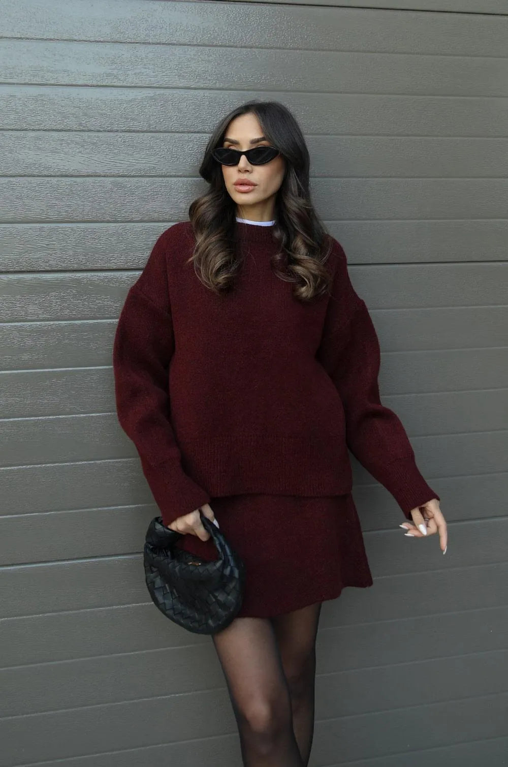 Vivienne | Chic Knit Sweater & Skirt Set