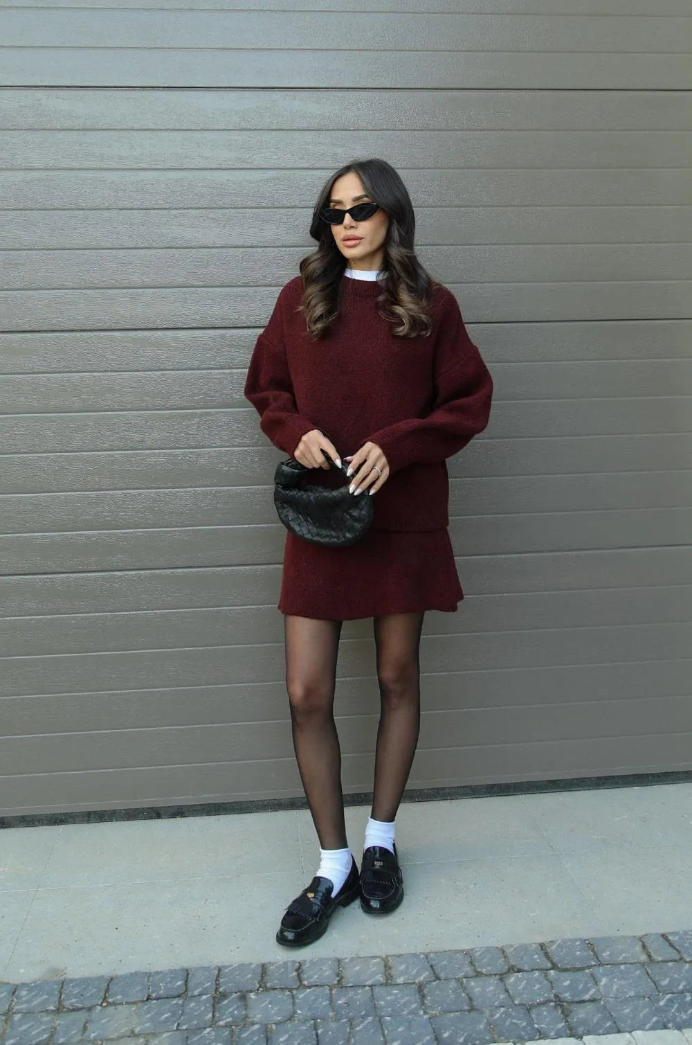 Vivienne | Chic Knit Sweater & Skirt Set