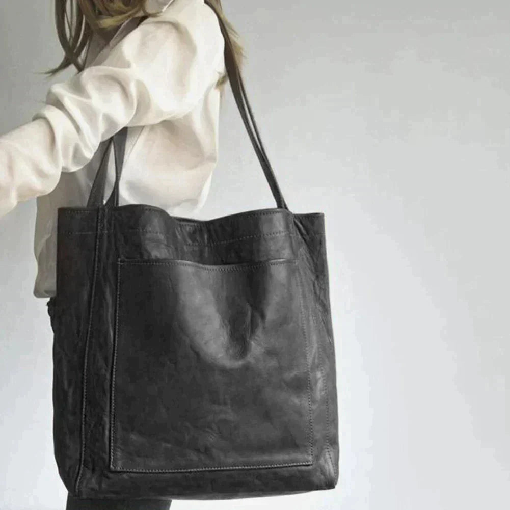 Sienna | Classic Leather Tote Bag